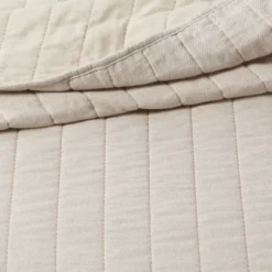 Herringbone Flannel Quilt Beige - Threshold -Home Furnishings Store GUEST 5392aa6e 5c99 48d2 91e2 f4d57f6bffc1