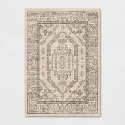 Plush Persian Style Area Rug Cream - Threshold™ -Home Furnishings Store GUEST 57a5eb0f 24f2 4b22 b0b9 01d9a58810c6