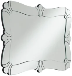 Possini Euro Design Fabrina Rectangular Vanity Decorative Wall Mirror Modern Beveled Edge Flower Glass Mirrored Frame 26" Wide For Bathroom Bedroom 15 Possini Euro Design Fabrina Rectangular Vanity Decorative Wall Mirror Modern Beveled Edge Flower Glass Mirrored Frame 26" Wide For Bathroom Bedroom -Home Furnishings Store GUEST 57cb08f2 e324 4983 8a1c 26d0b135b2f7