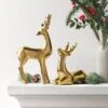 14.75" Plated Ceramic Standing Reindeer Animal Sculpture - Wondershop™ Gold -Home Furnishings Store GUEST 5c9d4473 f88f 4da3 822f 0499d75ae4f5