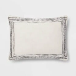 5pc Woven Diamond Stripe Comforter Set Cream/Black - Threshold™ -Home Furnishings Store GUEST 5d349a07 7c2d 4182 a95d 87ac7e7fc926