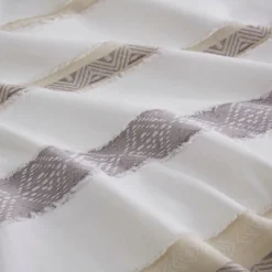 Madison Park 5pc Cove Clipped Jacquard Comforter Set White/Assorted Beiges 16 Madison Park 5pc Cove Clipped Jacquard Comforter Set White/Assorted Beiges -Home Furnishings Store GUEST 5e050b15 cb07 4d79 847d 6024140b83fa