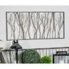 Metal Tree Distressed Dimensional Branch Wall Decor With Black Frame Silver - Olivia & May 2 Metal Tree Distressed Dimensional Branch Wall Decor With Black Frame Silver - Olivia & May -Home Furnishings Store GUEST 68dca260 b786 4ab9 97fe 6954c34dc855