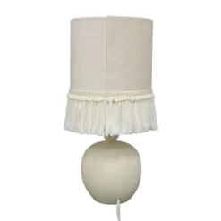 Small Table Lamp With Fringe Shade Off-White (Includes LED Light Bulb) - Opalhouse™ Designed With Jungalow™ -Home Furnishings Store GUEST 6a5a28fb 40e2 4ccf aad5 699d151bc234