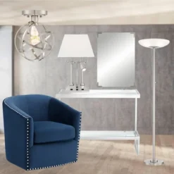 Possini Euro Design Meridian Light Blaster Modern Torchiere Floor Lamp 72" Tall Brushed Nickel LED Frosted Glass Shade For Living Room Bedroom Office 16 Possini Euro Design Meridian Light Blaster Modern Torchiere Floor Lamp 72" Tall Brushed Nickel LED Frosted Glass Shade For Living Room Bedroom Office -Home Furnishings Store GUEST 6bbd5cd5 4418 4021 a48b e76b13d778f4