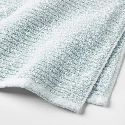 Quick Dry Ribbed Bath Towel Set - Threshold™ 6 Quick Dry Ribbed Bath Towel Set - Threshold™ - Image 4