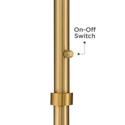 Possini Euro Design Artisan Swing Arm Floor Lamp 62.25" Tall Warm Antique Brass Linen Drum Shade For Living Room Reading Bedroom Office 13 Possini Euro Design Artisan Swing Arm Floor Lamp 62.25" Tall Warm Antique Brass Linen Drum Shade For Living Room Reading Bedroom Office -Home Furnishings Store GUEST 726efef5 d416 46ec 8bdf 53b512d35748