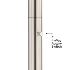 Possini Euro Design Light Blaster Art Deco Torchiere Floor Lamp 72 1/2" Tall Brushed Nickel LED Frosted Glass Bowl Shade For Living Room Bedroom House 12 Possini Euro Design Light Blaster Art Deco Torchiere Floor Lamp 72 1/2" Tall Brushed Nickel LED Frosted Glass Bowl Shade For Living Room Bedroom House -Home Furnishings Store GUEST 739e6cc9 5288 4837 b117 bf279c8a9867