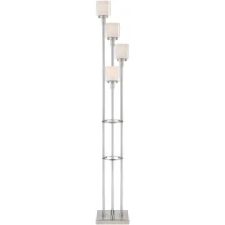 Possini Euro Design Modern Tree Floor Lamp With USB Charging Port 4-Light 72" Tall Brushed Nickel Glass Shade Living Room Reading 17 Possini Euro Design Modern Tree Floor Lamp With USB Charging Port 4-Light 72" Tall Brushed Nickel Glass Shade Living Room Reading -Home Furnishings Store GUEST 788c85f5 5da2 46be 9e0e 119e5f96e772