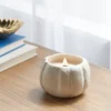 12oz Brushed Abstract Pumpkin Ceramic With Woodwick And Dustcover Dried Leaves + Hickory Candle - Threshold™ -Home Furnishings Store GUEST 7d91ce14 7ba3 41b6 a71f 038ed8099dba