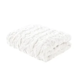 50"x60" Ruched Faux Fur Throw Blanket - Madison Park 28 50"x60" Ruched Faux Fur Throw Blanket - Madison Park -Home Furnishings Store GUEST 7e1f51ec 8d7d 4770 a6a5 77efd08cfeed