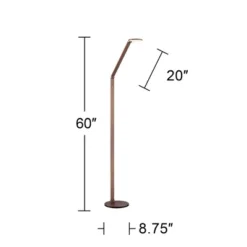Possini Euro Design Magnum Modern Task Floor Lamp 61" Tall French Bronze Brown Metal LED Adjustable For Living Room Reading Bedroom Office House Home 14 Possini Euro Design Magnum Modern Task Floor Lamp 61" Tall French Bronze Brown Metal LED Adjustable For Living Room Reading Bedroom Office House Home -Home Furnishings Store GUEST 7e5da65c 8cda 428e 8445 14e1b6f5eaa2