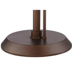 Possini Euro Design Traverse Modern Floor Lamp With LED Gooseneck Reading Light 64" Tall Oil Rubbed Bronze Oatmeal Drum Shade For Living Room Bedroom -Home Furnishings Store GUEST 7f36241e 0024 4cd7 a5ed 4ea06baea84a