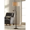 Possini Euro Design Traverse Modern Floor Lamp With LED Gooseneck Reading Light 64" Tall Oil Rubbed Bronze Oatmeal Drum Shade For Living Room Bedroom 1 Possini Euro Design Traverse Modern Floor Lamp With LED Gooseneck Reading Light 64" Tall Oil Rubbed Bronze Oatmeal Drum Shade For Living Room Bedroom -Home Furnishings Store GUEST 81197ca6 7c04 4c1c 84bb 5135353ca0e7