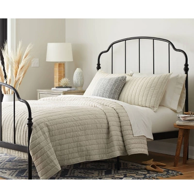 Threshold Herringbone Flannel Bedding Collection 3 Threshold Herringbone Flannel Bedding Collection