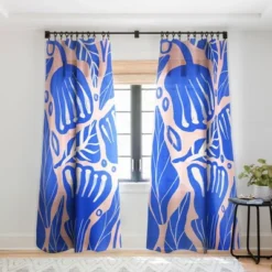 Viviana Gonzalez Abstract Floral Blue Single Panel Sheer Window Curtain - Deny Designs 13 Viviana Gonzalez Abstract Floral Blue Single Panel Sheer Window Curtain - Deny Designs -Home Furnishings Store GUEST 85048925 df3e 4c7b 8daa a6ad6b4d3a82