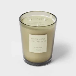 Colored Vase Glass With Dustcover Watermint And Eucalyptus Candle Green - Threshold™ 14 Colored Vase Glass With Dustcover Watermint And Eucalyptus Candle Green - Threshold™ -Home Furnishings Store GUEST 8583e514 219c 427d 837a db7f3589ab6c