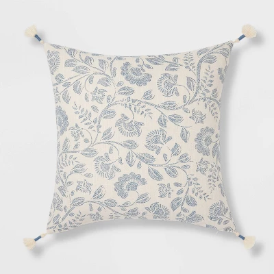 Jacobean Square Throw Pillow - Threshold™ 6 Jacobean Square Throw Pillow - Threshold™ - Image 4
