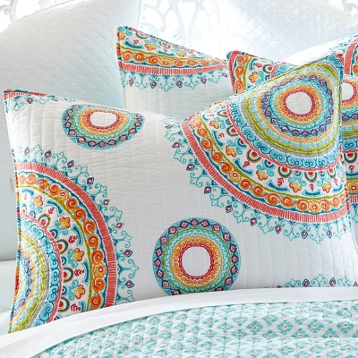 Mayla Medallion Quilt And Pillow Sham Set - Levtex Home 4 Mayla Medallion Quilt And Pillow Sham Set - Levtex Home - Image 2