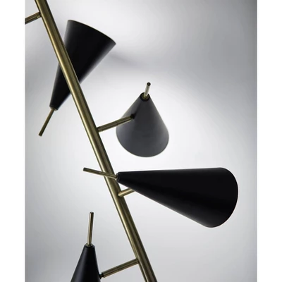 71.5" Owen Tree Lamp Black - Adesso 9 71.5" Owen Tree Lamp Black - Adesso - Image 7