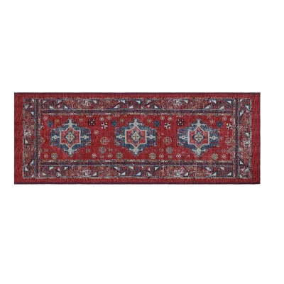 Vintage Persian Medallion Kitchen Rug Red - Threshold™ 7 Vintage Persian Medallion Kitchen Rug Red - Threshold™ - Image 5