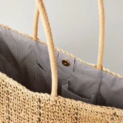 Natural Woven Market Bag - Hearth & Hand™ With Magnolia -Home Furnishings Store GUEST 8dfc01c3 c50e 4530 8e28 703827055f4f