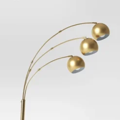 Span 3-Head Metal Globe Floor Lamp Brass - Threshold™ 8 Span 3-Head Metal Globe Floor Lamp Brass - Threshold™ -Home Furnishings Store GUEST 8e157d15 c278 49ac 9708 273e760dcead