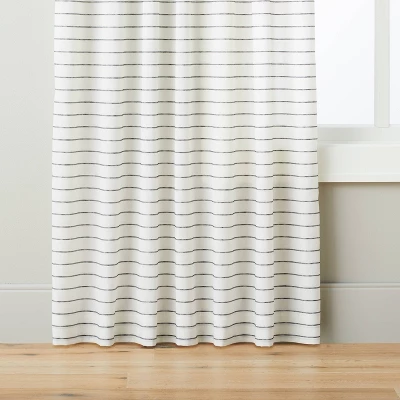 Blanket Stitch Curtain Panel Dark Gray/Cream - Hearth & Hand™ With Magnolia 6 Blanket Stitch Curtain Panel Dark Gray/Cream - Hearth & Hand™ With Magnolia - Image 4