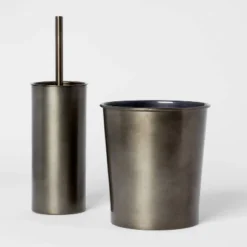 Aluminum Toilet Brush And Holder Set With Aged Metal Finish Gray - Threshold™ 7 Aluminum Toilet Brush And Holder Set With Aged Metal Finish Gray - Threshold™ -Home Furnishings Store GUEST 8ef08b23 f6d2 4c7b 8990 b0c2c3aed888