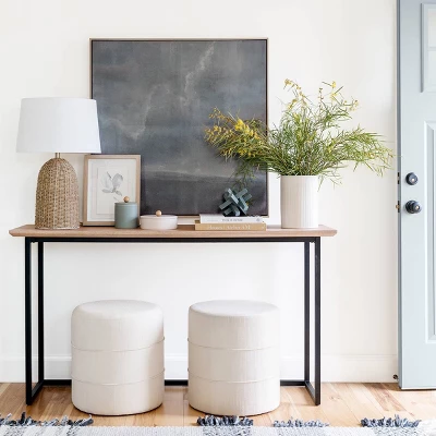 Laurelhurst Indoor/Outdoor Plaid Rug Black/White - Threshold™ Designed With Studio McGee 6 Laurelhurst Indoor/Outdoor Plaid Rug Black/White - Threshold™ Designed With Studio McGee - Image 4