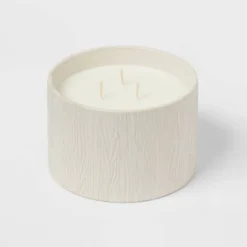 Textured Straight Side Ceramic Warm Cider & Cinnamon Candle White - Threshold™ 10 Textured Straight Side Ceramic Warm Cider & Cinnamon Candle White - Threshold™ -Home Furnishings Store GUEST 913d534b 649d 4c6d 9f5e ee9feea56dbd