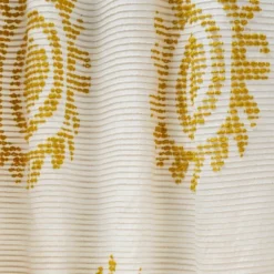 1pc 50"x84" Light Filtering Jacquard Curtain Panel Gold - Opalhouse™ Designed With Jungalow™ 7 1pc 50"x84" Light Filtering Jacquard Curtain Panel Gold - Opalhouse™ Designed With Jungalow™ -Home Furnishings Store GUEST 914fca59 4940 4a38 977a d369d522b944