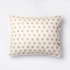 Lofty Cotton Slub Woodblock Print Floral Quilt Sham White/Mauve – Threshold™ Designed With Studio McGee -Home Furnishings Store GUEST 91bdf0cb 01ba 49fd a8d1 d1eea5909891