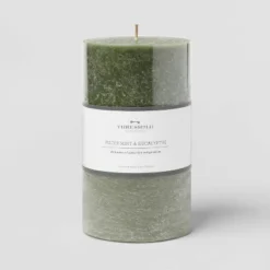 Pillar Candle Water Mint & Eucalyptus Green - Threshold™ 13 Pillar Candle Water Mint & Eucalyptus Green - Threshold™ -Home Furnishings Store GUEST 9334b329 4ec4 4a9f a3e0 c2b1ff2ee7be