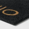 1'6"x2'6"/18"x30" Hello Doormat Black - Project 62™ -Home Furnishings Store GUEST 949217df 1079 4897 898a f20189ef9522