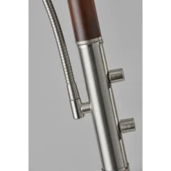 Lexington Combo Floor Lamp Black - Adesso -Home Furnishings Store GUEST 9999f305 9c69 4ba4 b243 aff46580146d