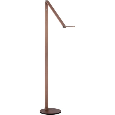 Possini Euro Design Magnum Modern Task Floor Lamp 61" Tall French Bronze Brown Metal LED Adjustable For Living Room Reading Bedroom Office House Home 8 Possini Euro Design Magnum Modern Task Floor Lamp 61" Tall French Bronze Brown Metal LED Adjustable For Living Room Reading Bedroom Office House Home - Image 6