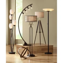 Possini Euro Design Meridian Light Blaster Modern Torchiere Floor Lamp 72" Tall Oil Rubbed Bronze LED Frosted Glass Shade For Living Room Bedroom Home 12 Possini Euro Design Meridian Light Blaster Modern Torchiere Floor Lamp 72" Tall Oil Rubbed Bronze LED Frosted Glass Shade For Living Room Bedroom Home -Home Furnishings Store GUEST 9f10bba5 9a6c 4273 bb48 1d4a45d8cd14