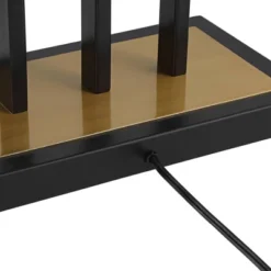 Possini Euro Design Acadia Modern Floor Lamp 71" Tall Black Warm Gold Metal 3 Light Frosted White Glass Globe Shade For Living Room Bedroom Office -Home Furnishings Store GUEST 9f29833b b687 413e 93c1 78ac82b70d0d