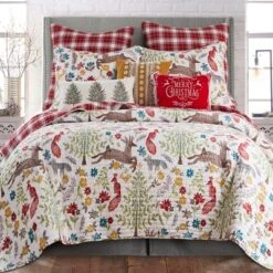Folk Deer Holiday Quilt Set - Levtex Home 11 Folk Deer Holiday Quilt Set - Levtex Home -Home Furnishings Store GUEST 9f9e1ffa 1a40 4ec6 ad54 6b3b15c18b97