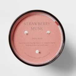 Colored Vase Glass With Dustcover Strawberry Musk Candle Red - Threshold™ 12 Colored Vase Glass With Dustcover Strawberry Musk Candle Red - Threshold™ -Home Furnishings Store GUEST a1481056 0056 434b 8190 eafa8bcfa251