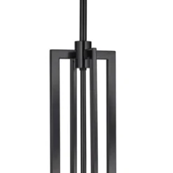 Possini Euro Design Sundry Semi Gloss Black Drum Pendant Chandelier 24" Wide Modern Double Shade 4-Light Fixture For Dining Room Foyer Kitchen Island -Home Furnishings Store GUEST a3e337ea 13e0 4a77 8652 06f0a7dde4e7