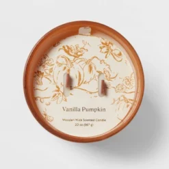 20oz Glass Woodwick Vanilla Pumpkin Candle - Threshold™ 9 20oz Glass Woodwick Vanilla Pumpkin Candle - Threshold™ -Home Furnishings Store GUEST a5419cb6 c88b 4c21 a56b d71789983174