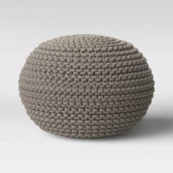 Cloverly Chunky Knit Pouf - Threshold 23 Cloverly Chunky Knit Pouf - Threshold -Home Furnishings Store GUEST a61f3344 e136 4fa9 a039 22e9c3a9de7f