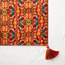 84" X 60" Cotton Calling In The Abundance Tablecloth With Tassels - Opalhouse™ Designed With Jungalow™ -Home Furnishings Store GUEST a67c5ef4 30b6 4941 a839 cc1d3823d1a6