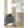 Possini Euro Design Modern Floor Lamp 62" Tall Brushed Nickel Openwork Rectangular Profile Off White Fabric Shade For Living Room Reading 1 Possini Euro Design Modern Floor Lamp 62" Tall Brushed Nickel Openwork Rectangular Profile Off White Fabric Shade For Living Room Reading -Home Furnishings Store GUEST a70aac13 60f5 4f6b b2da 1f329096ab79