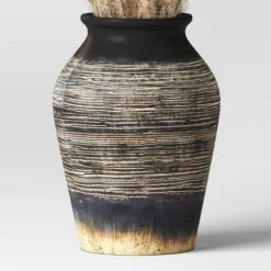 Grass Arrangement In Ceramic Pot Black - Threshold™ -Home Furnishings Store GUEST a8b7bc55 e7f2 41c9 ad42 4006f370c4b4