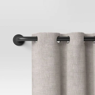 Blackout Rounded Curtain Rod - Threshold™ 3 Blackout Rounded Curtain Rod - Threshold™