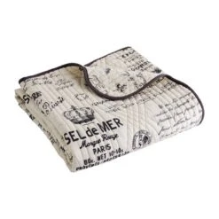 Histoire Script Quilted Throw - Levtex Home 7 Histoire Script Quilted Throw - Levtex Home -Home Furnishings Store GUEST ab0430d0 1029 4622 899a e3a0e0db2709