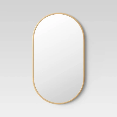 16" X 28" Metal Oval Pill Mirror - Project 62™ 7 16" X 28" Metal Oval Pill Mirror - Project 62™ - Image 5